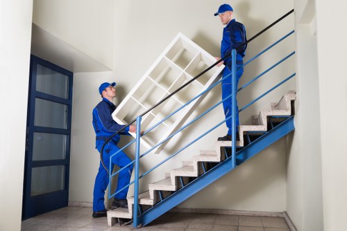 Removal van in Maida Vale for period homes and apartment access
