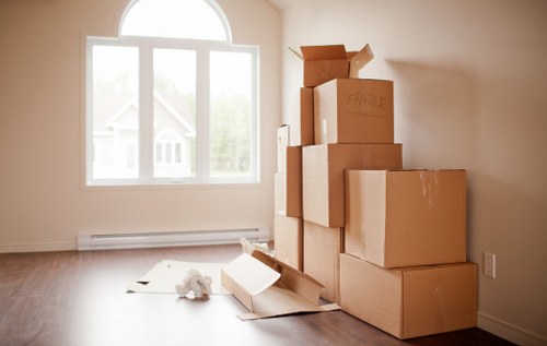 Packing and loading furniture for a home move in Maida Vale