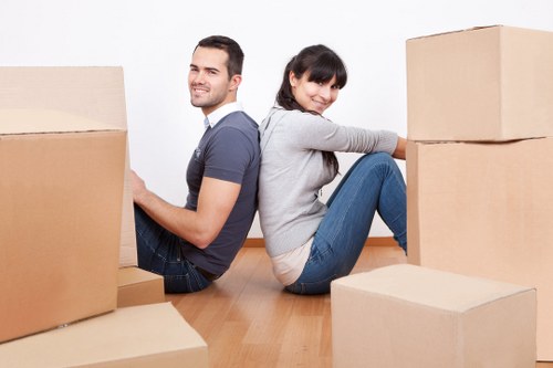Packing and loading service for a Maida Vale property