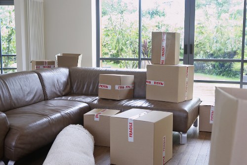 Careful packing supplies prepared for a flat move in Maida Vale